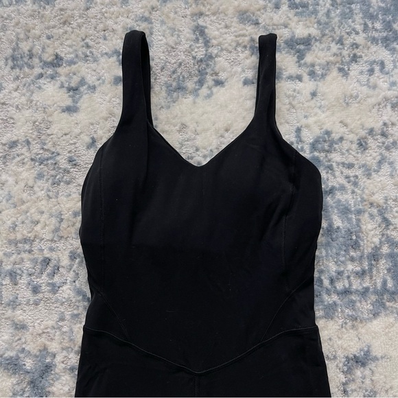 Lululemon Align Onesie 8" Athletic One Piece Romper Workout Bodysuit Black 2 - Picture 11 of 12
